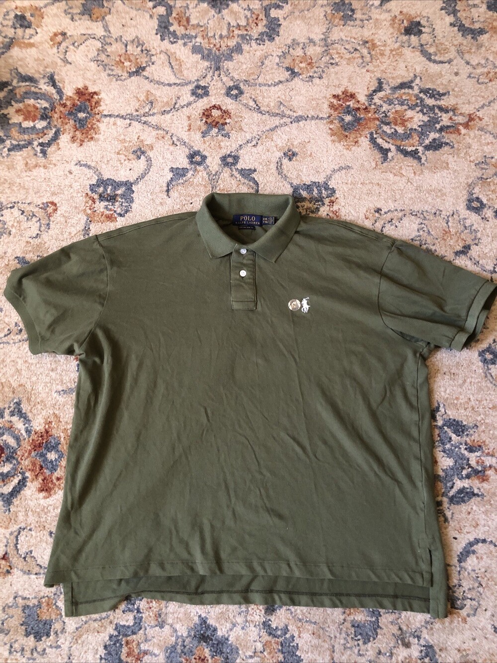 Polo Ralph Lauren Custom Slim Fit Short Sleeve Polo Shirt Men's XXL Green